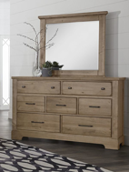 Picture of NATURAL DRESSER 7 DRAWERS