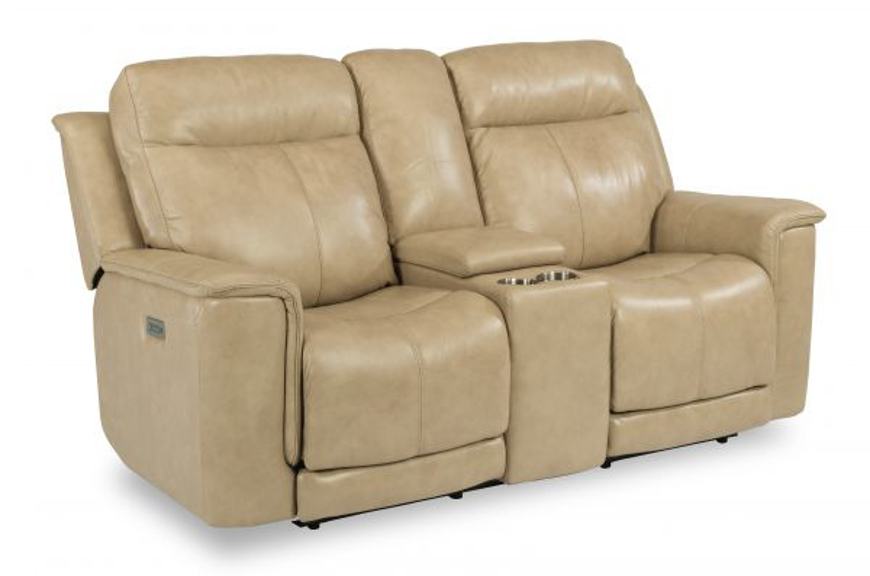 Picture of MILLER POWER RECLINING LOVESEAT WITH CONSOLE AND POWER HEADRESTS AND LUMBAR