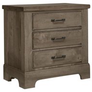 Picture of STONE GREY 3 DRAWER NIGHT STAND