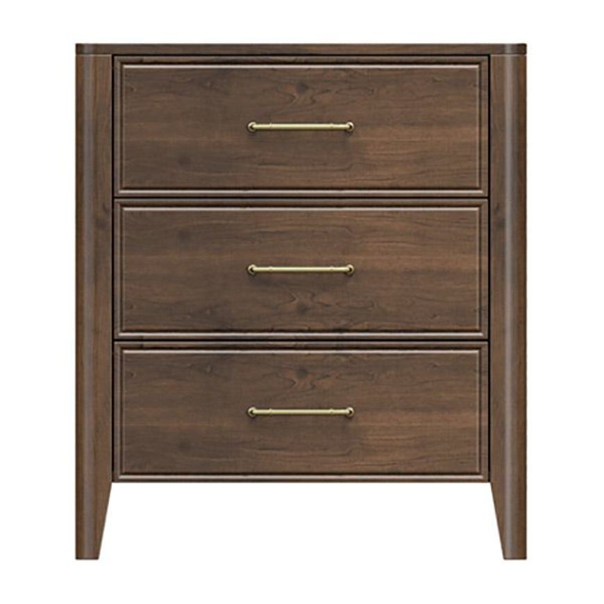 Picture of WESTWOOD THREE DRAWER BEDSIDE CHEST 30"