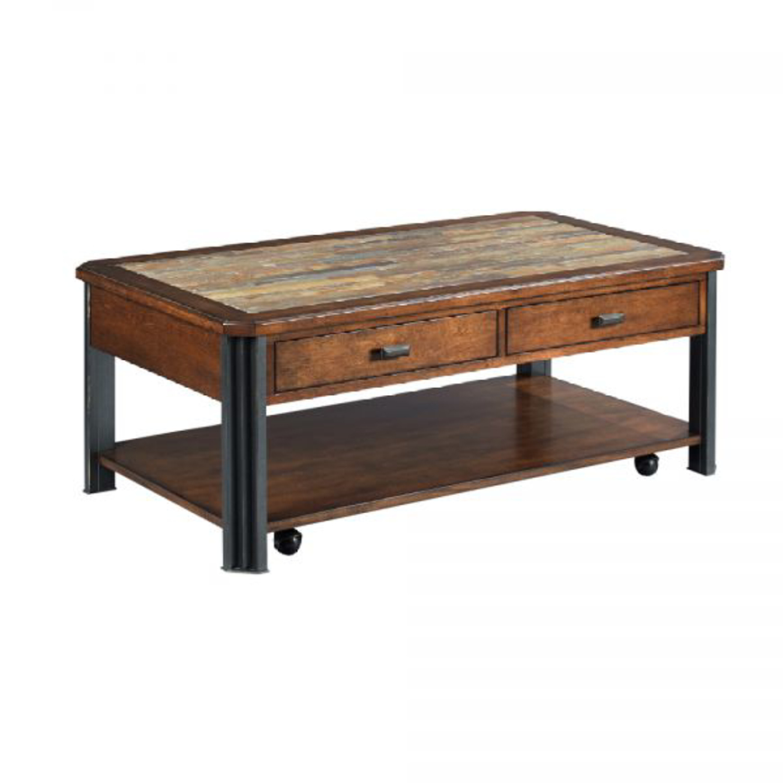 Picture of SLATON RECTANGULAR DRAWER COCKTAIL TABLE