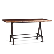 Picture of INDUSTRIAL LOFT 72" WALNUT GATHERING TABLE