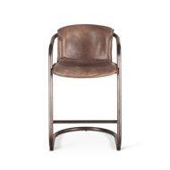 Picture of Portofino Leather Counter Chair Jet Brown