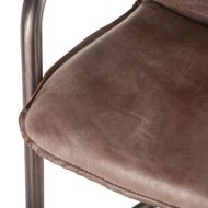 Picture of Portofino Leather Counter Chair Jet Brown