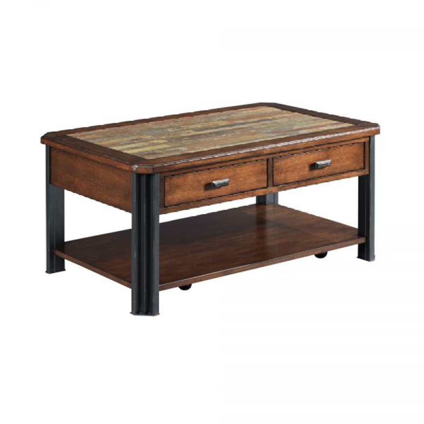 Picture of SLATON SMALL RECTANGULAR DRAWER COCKTAIL TABLE