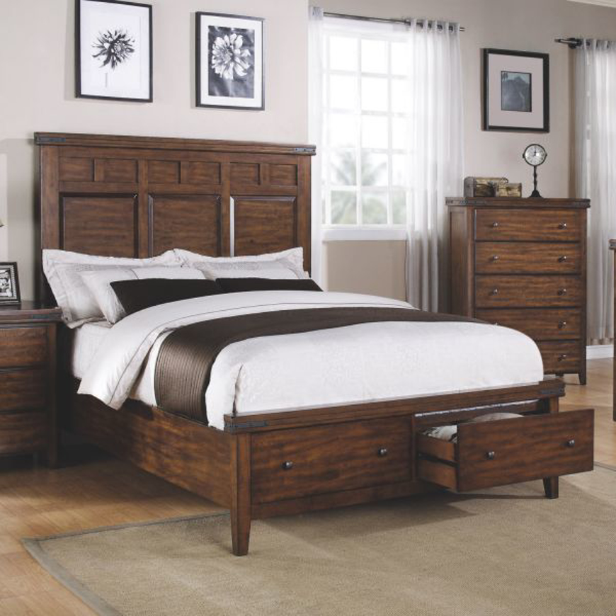 Picture of MANGO PANEL STORAGE KING BED