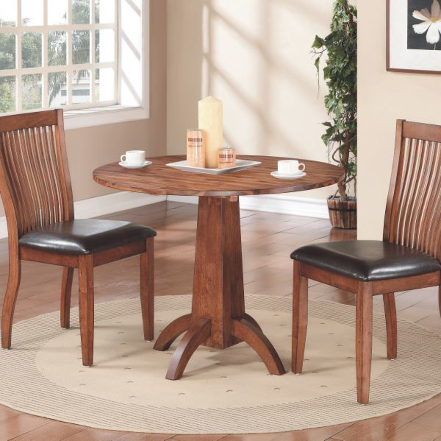 Picture of BROADWAY 40" ROUND TABLE W/2-8"DROP LEAF