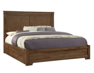 Picture of AMBER QUEEN MANSION BED WITH 2 SIDES STORAGE