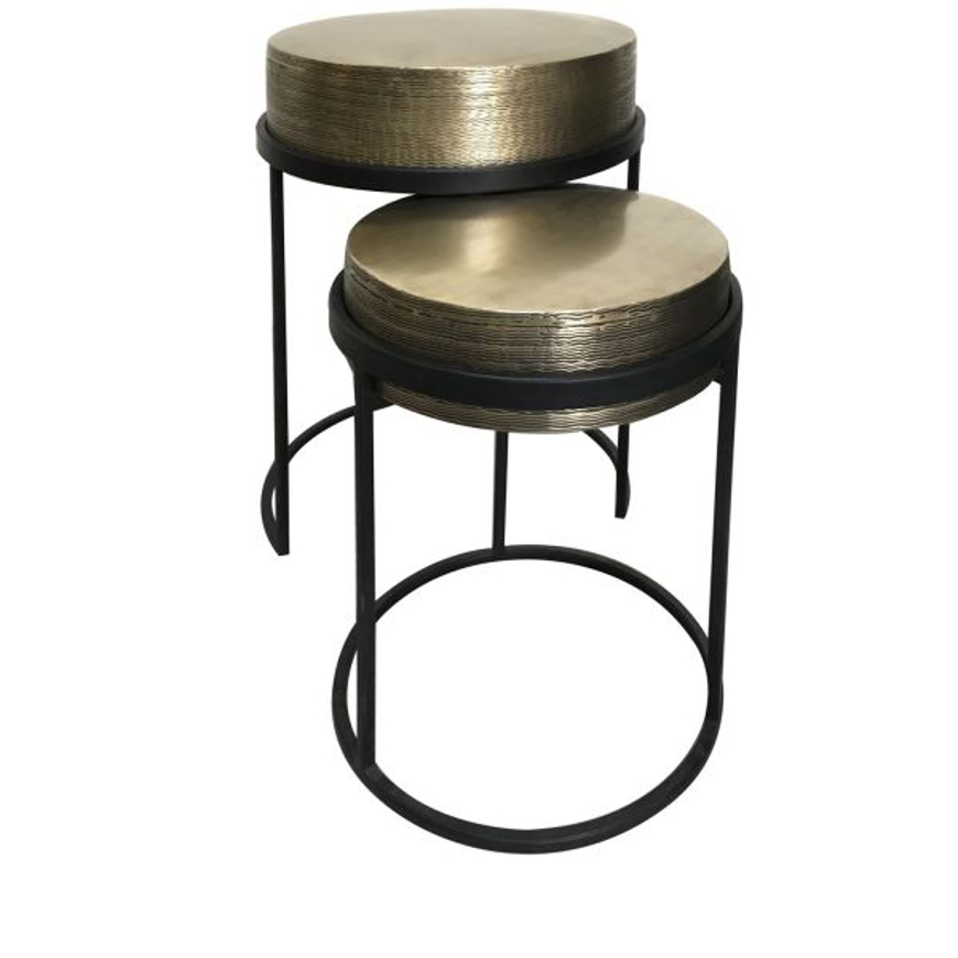 Picture of HUDSON BRASS NESTING TABLES