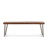 Picture of VAIL 54" BENCH WALNUT