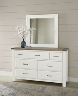 Picture of MAPLE ROAD EIGHT DRAWER TRIPLE DRESSER