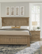 Picture of WARM NATURAL QUEEN CORBEL BED