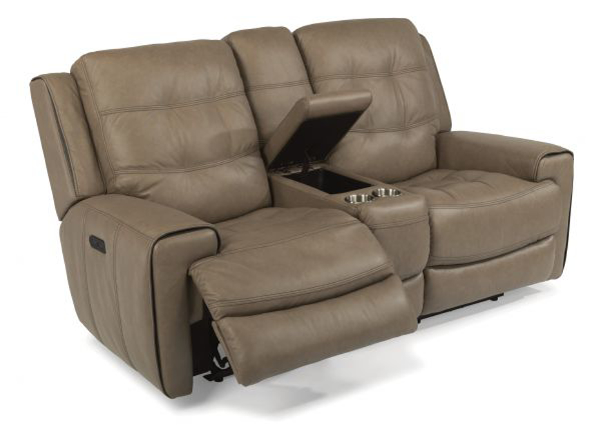 Picture of WICKLOW POWER RECLINING LOVESEAT WITH CONSOLE AND POWER HEADRESTS